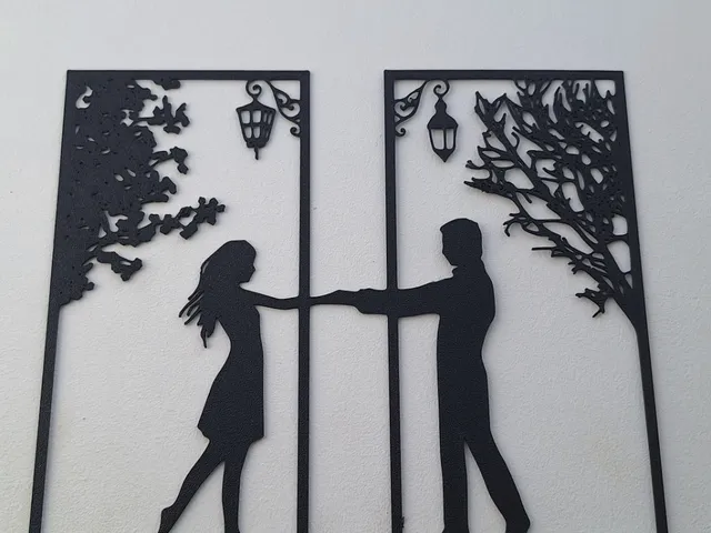 Across Dimensions – Lovers Reaching Through Time