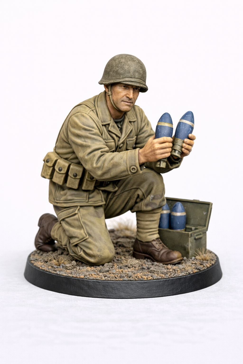 Bolt Action WW2 U.S. Mortar Support Unit