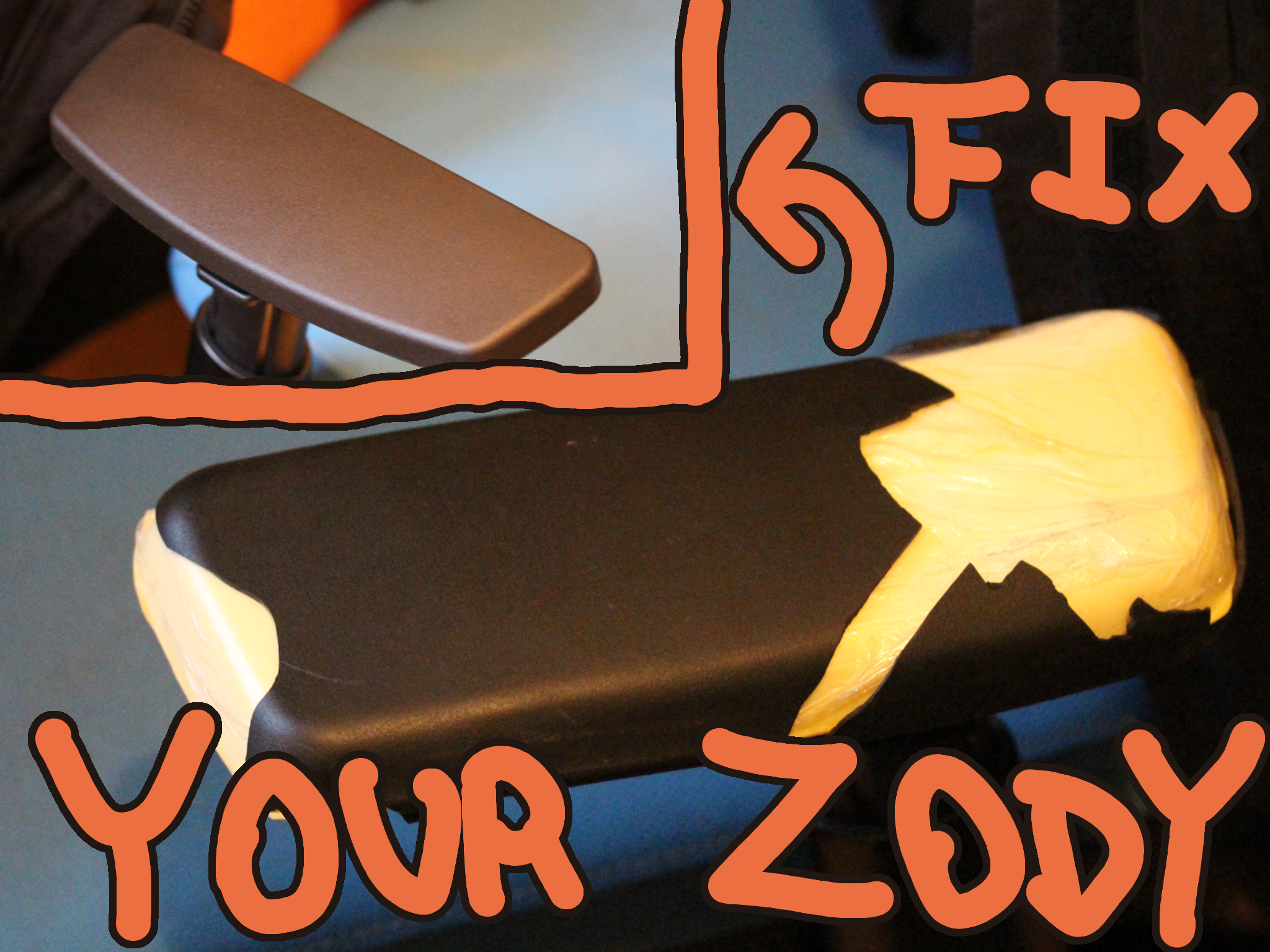 Haworth Zody Classic Armrest Fix