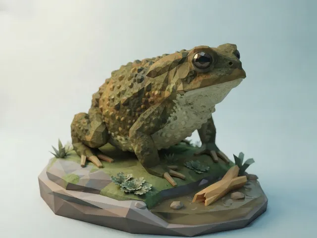 Low Poly Toad
