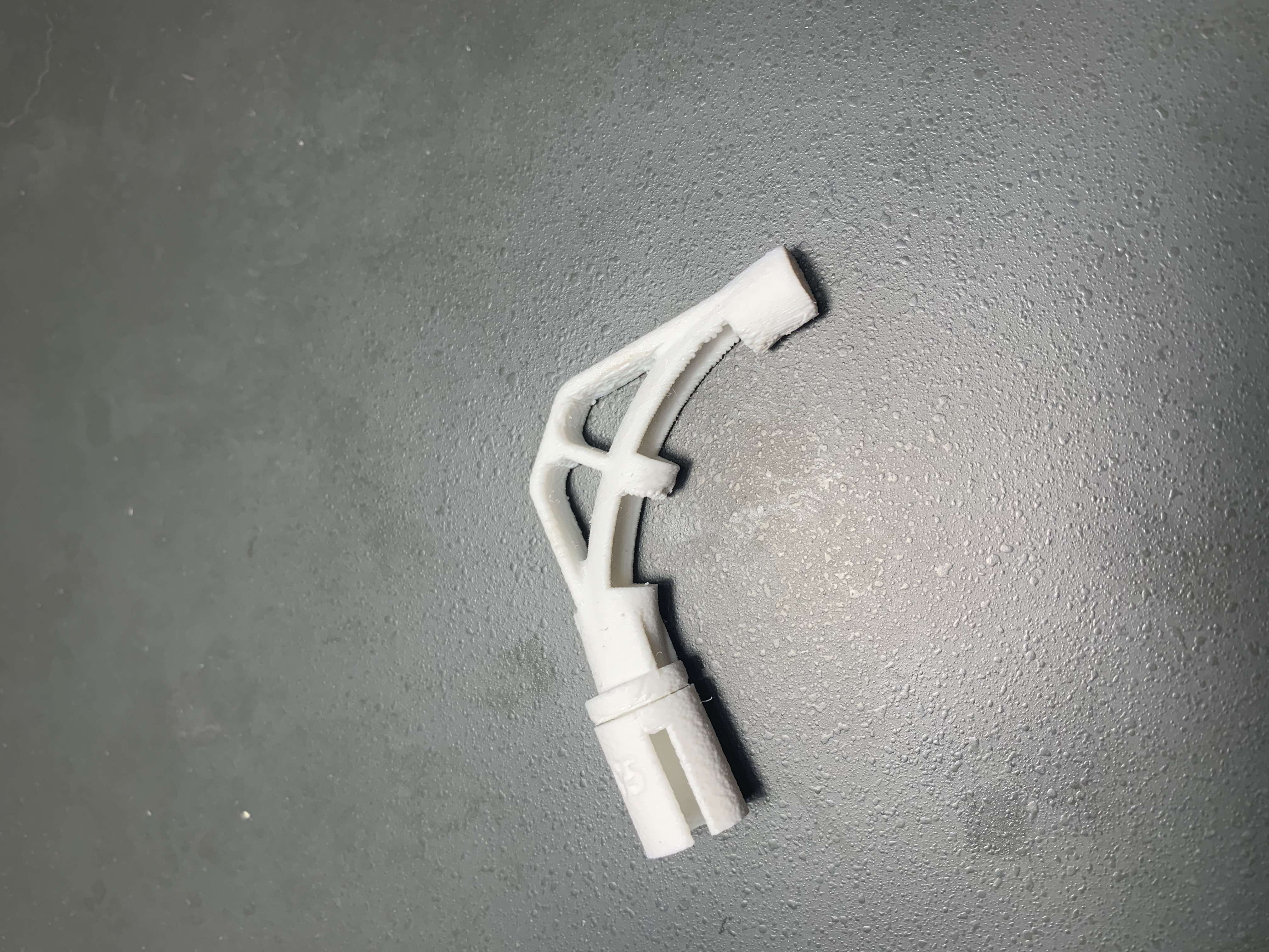 An extruder guide Flashforge Adventurer 5m Pro