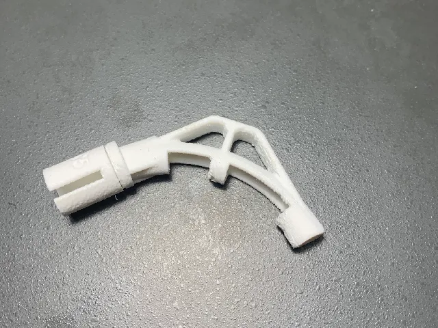 An extruder guide Flashforge Adventurer 5m Pro