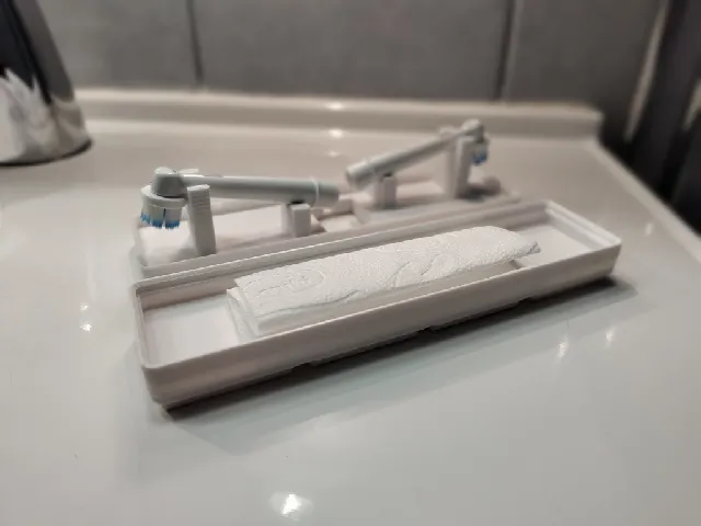 Oral B Gridfinity brush holder STEP incl.