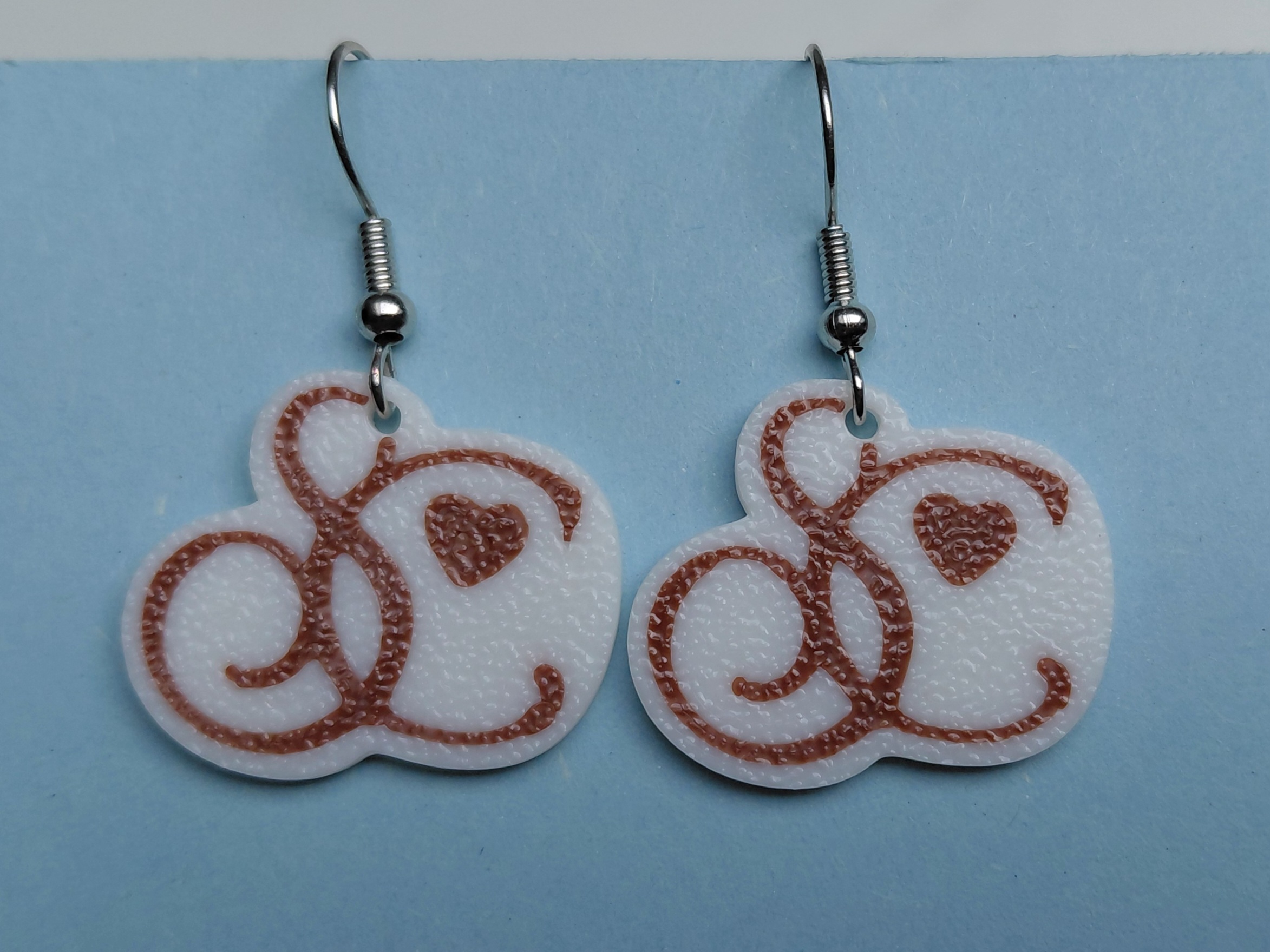 Sabrina Carpenter logo earrings / keychain