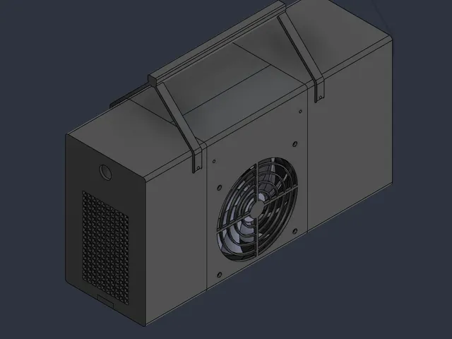 Upside Down Edition: AMD BC-250 Easy Print Better Cooling Flex ATX / HP Server PSU Case V1.4