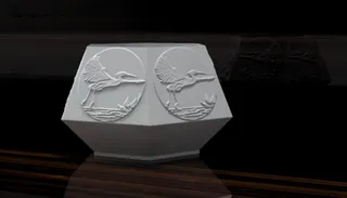 Faceted Planter “Heron”