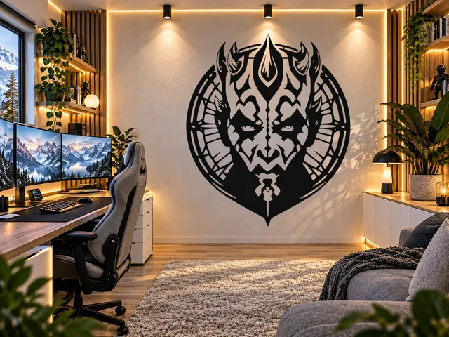 WallArt - Star Wars Darth Maul