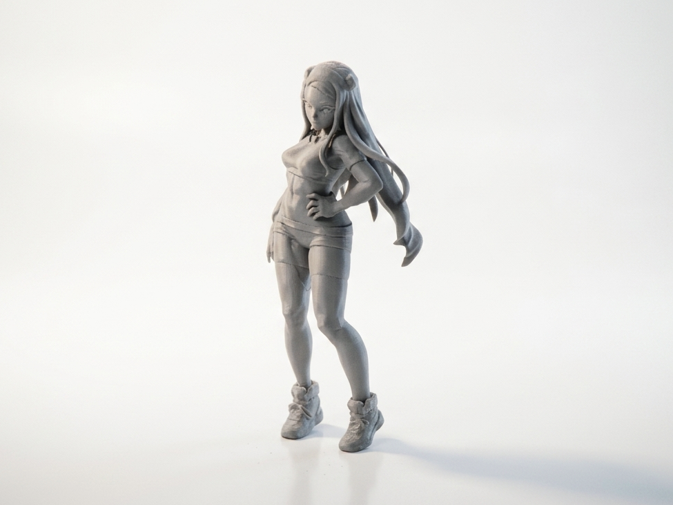 Baddie Female Figurine Gaming Character 3D Printable