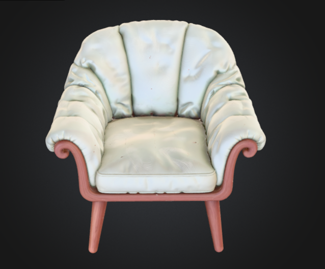 Classic Upholstered Armchair – Vintage Lounge Chair