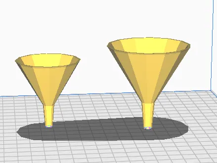 small poly funnels