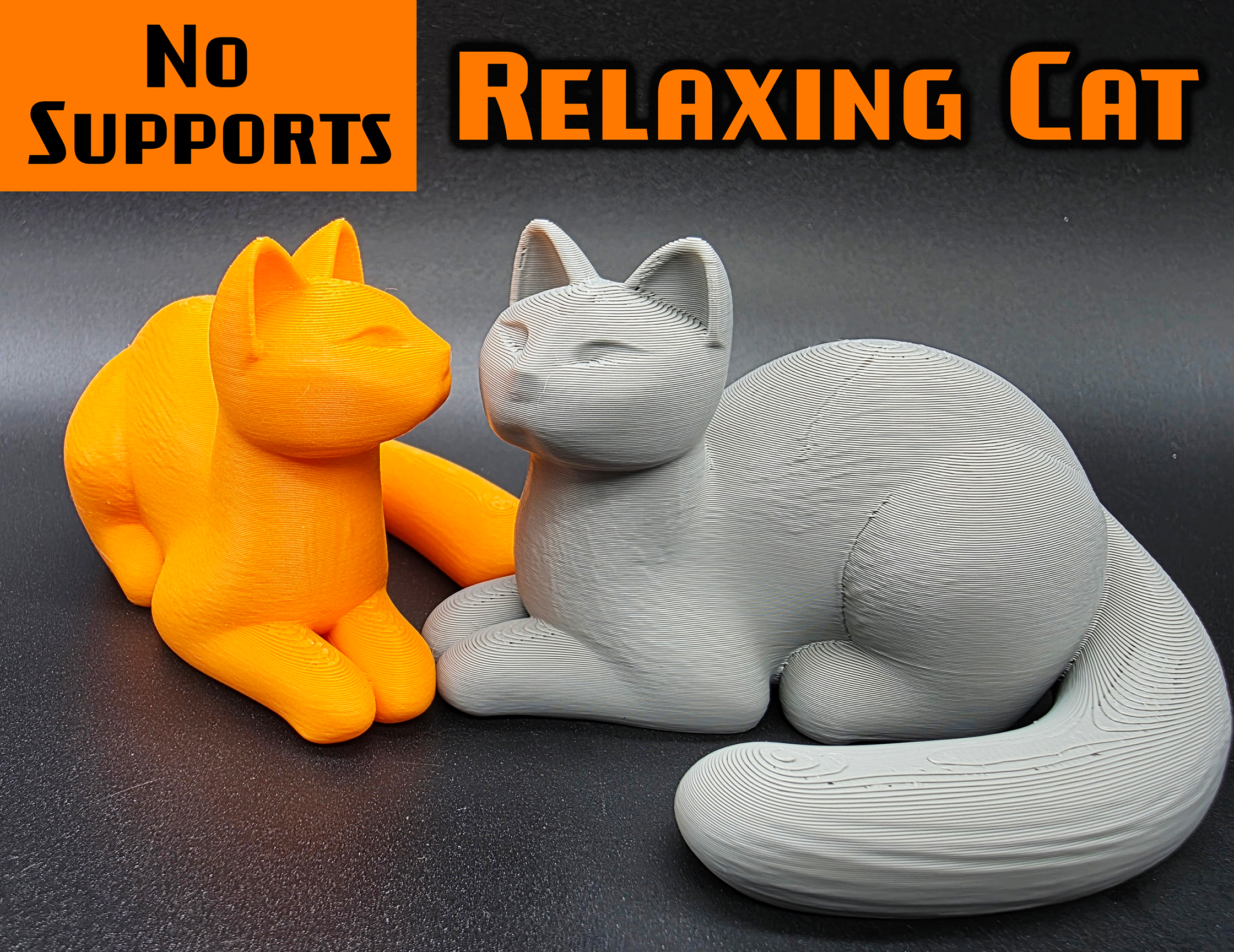 Relaxing Cat No Supports
