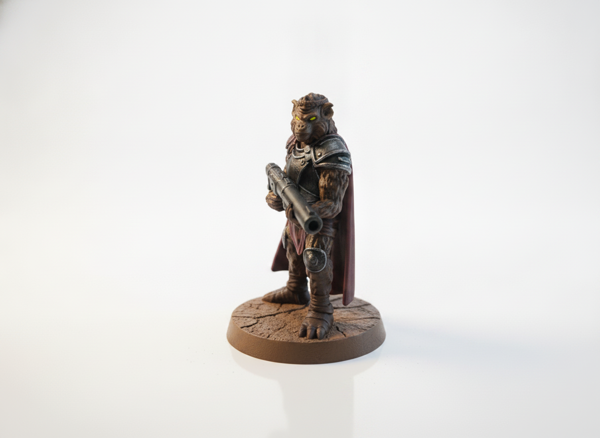 Gorilla with Grenade Launcher - Fierce Sci-Fi Warrior