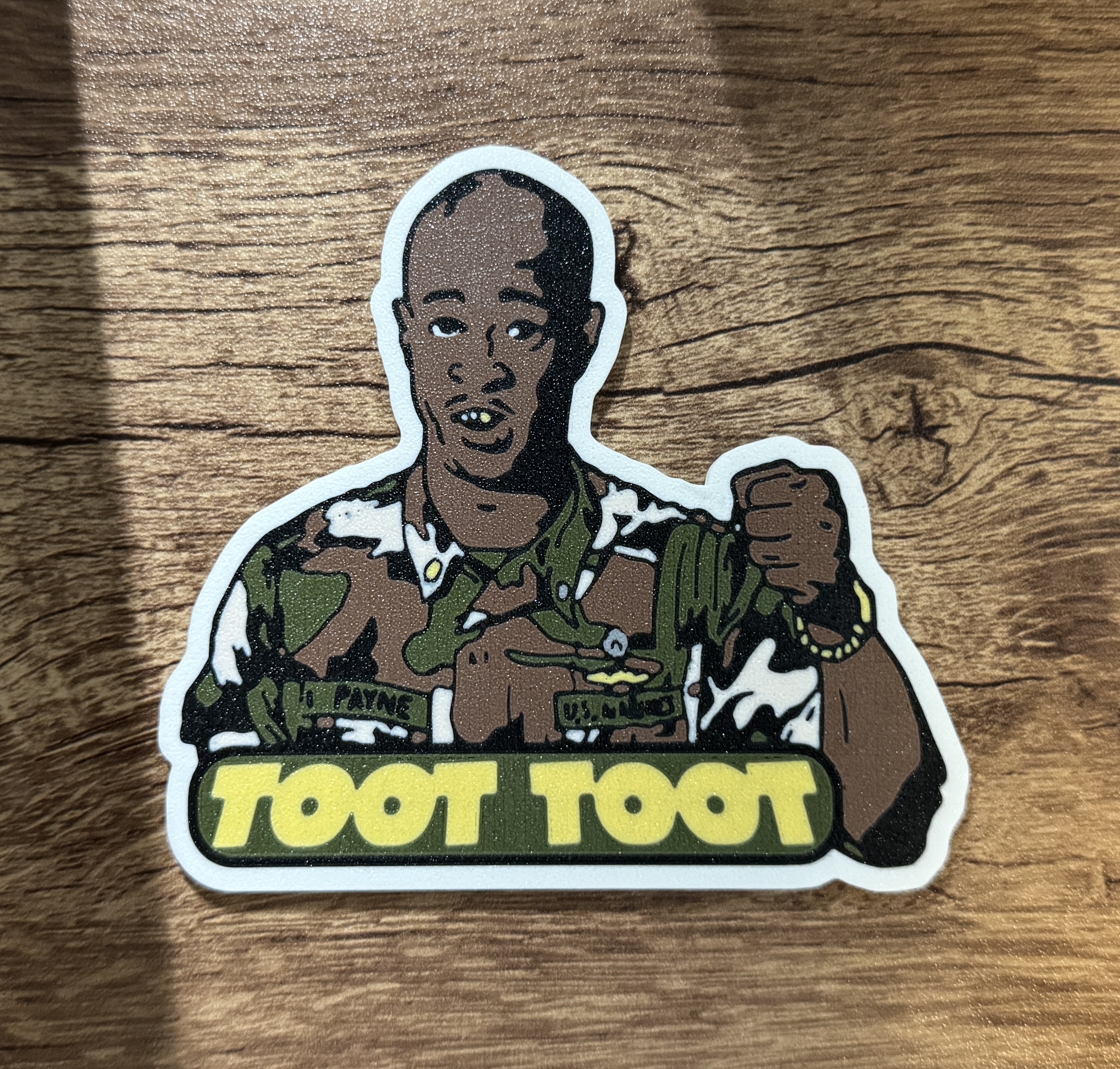 Major Payne Toot Toot Magnet (multi-color)(8x3mm magnets)