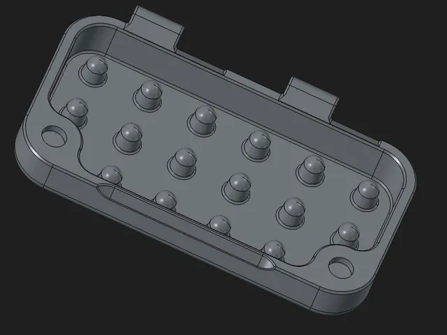 IEM Tip case - M3 bolts, 6x2mm magnets
