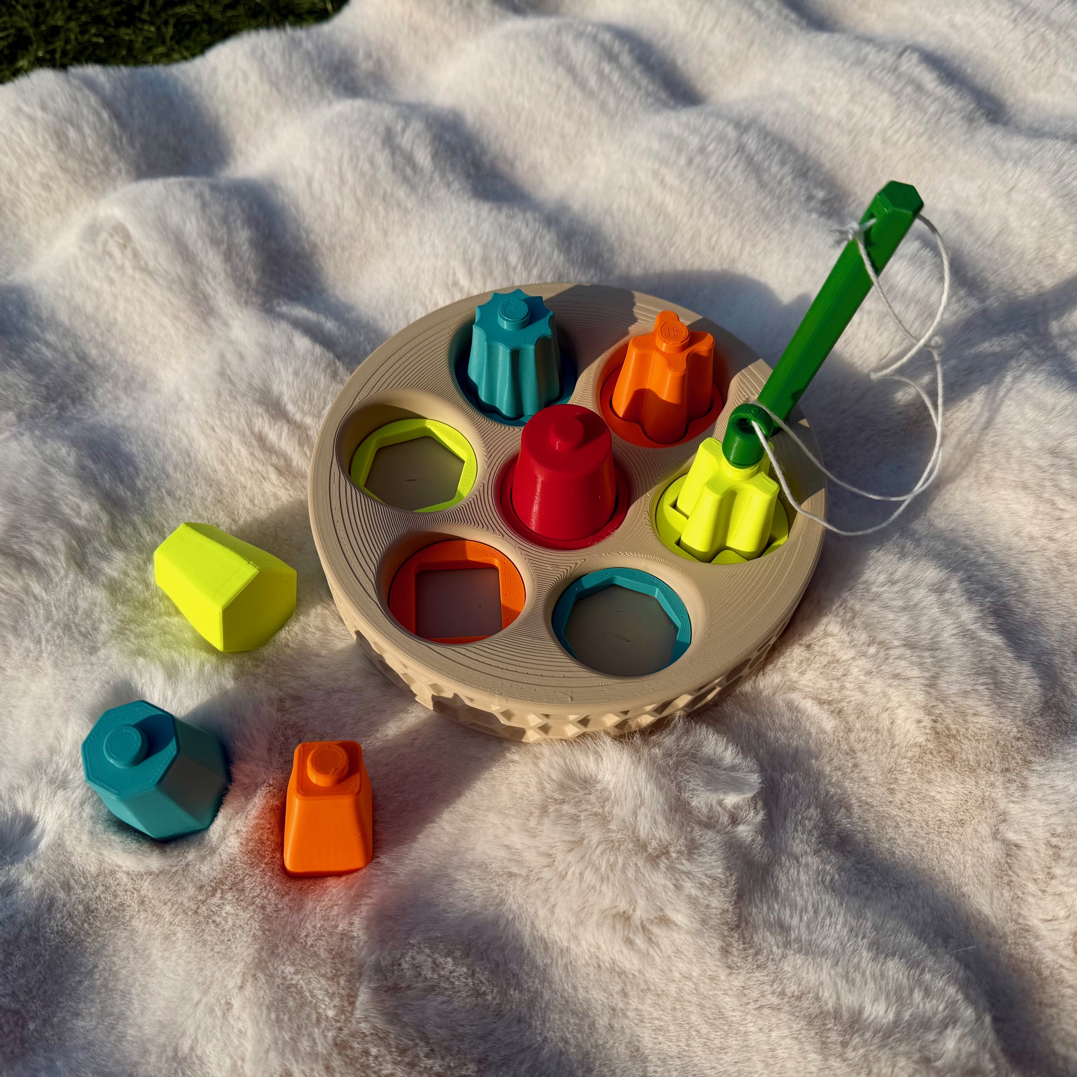 Montessori Magnetic Fishing Puzzle for Kids
