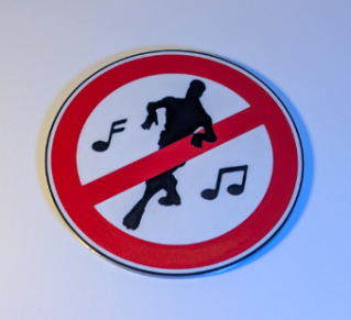 No dancing fortnite Sign (No AMS)