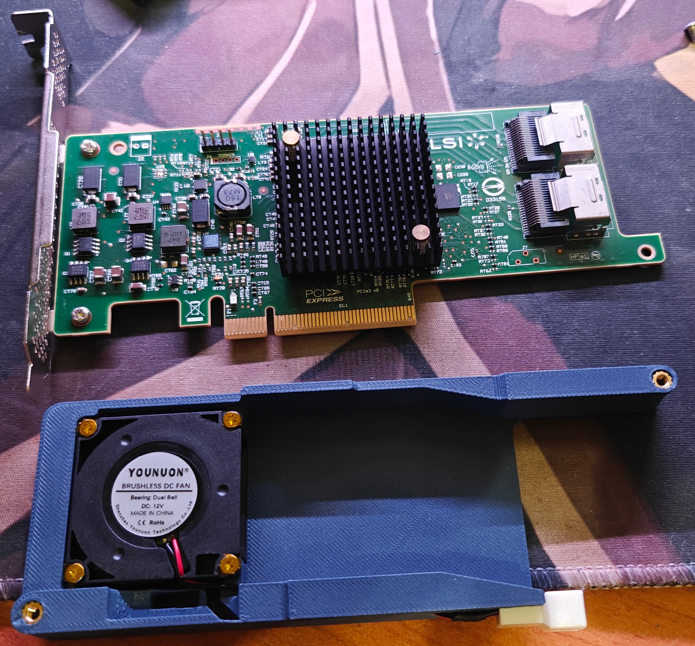 lsi sas9207-8i fan duct