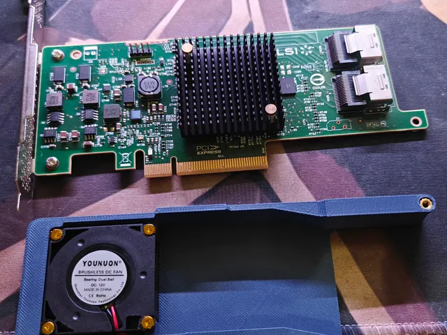 lsi sas9207-8i fan duct