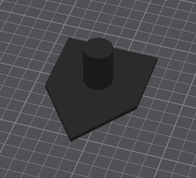 Milwaukee M12 Detail Sander Sandpaper Template 3D model