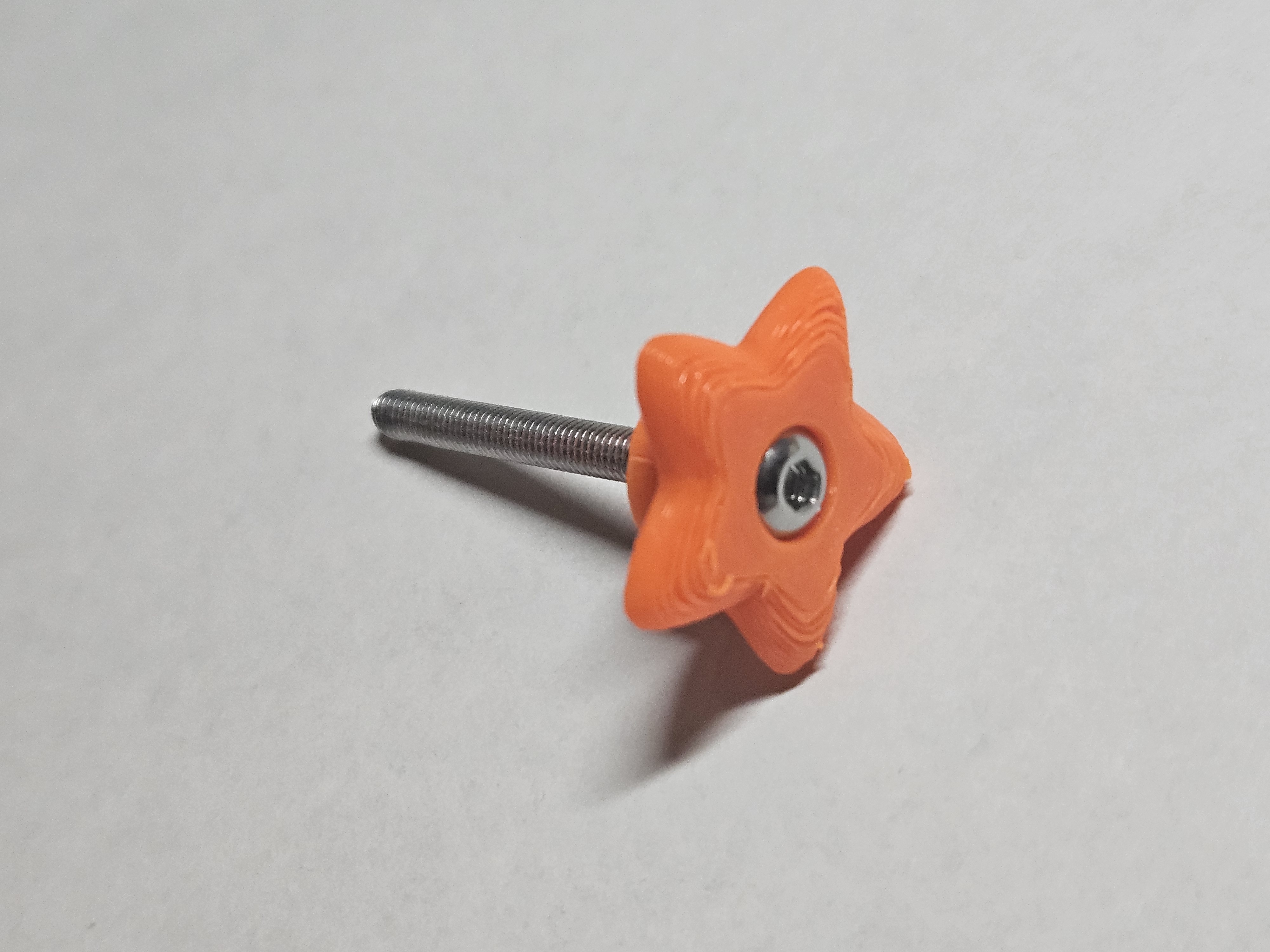 Thumbscrew Star Knob for 3mm button head screw