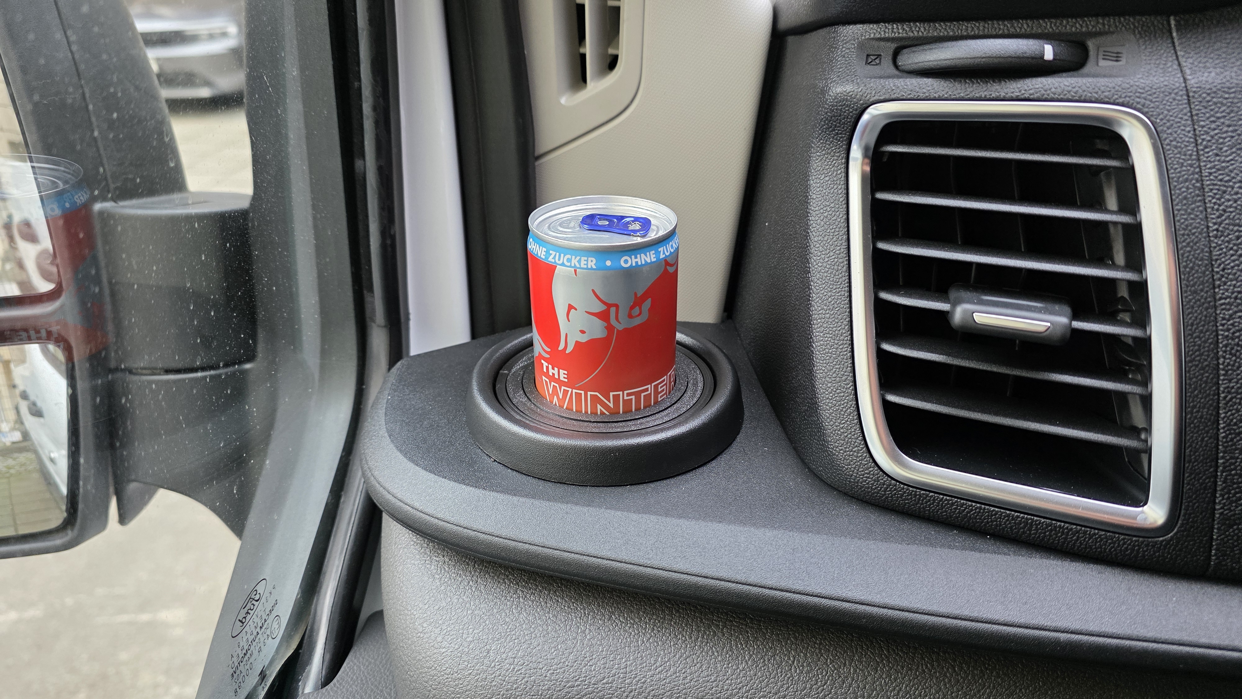 Ford Transit (2019- ) cupholder adapter for 500, 330. 250ml cans