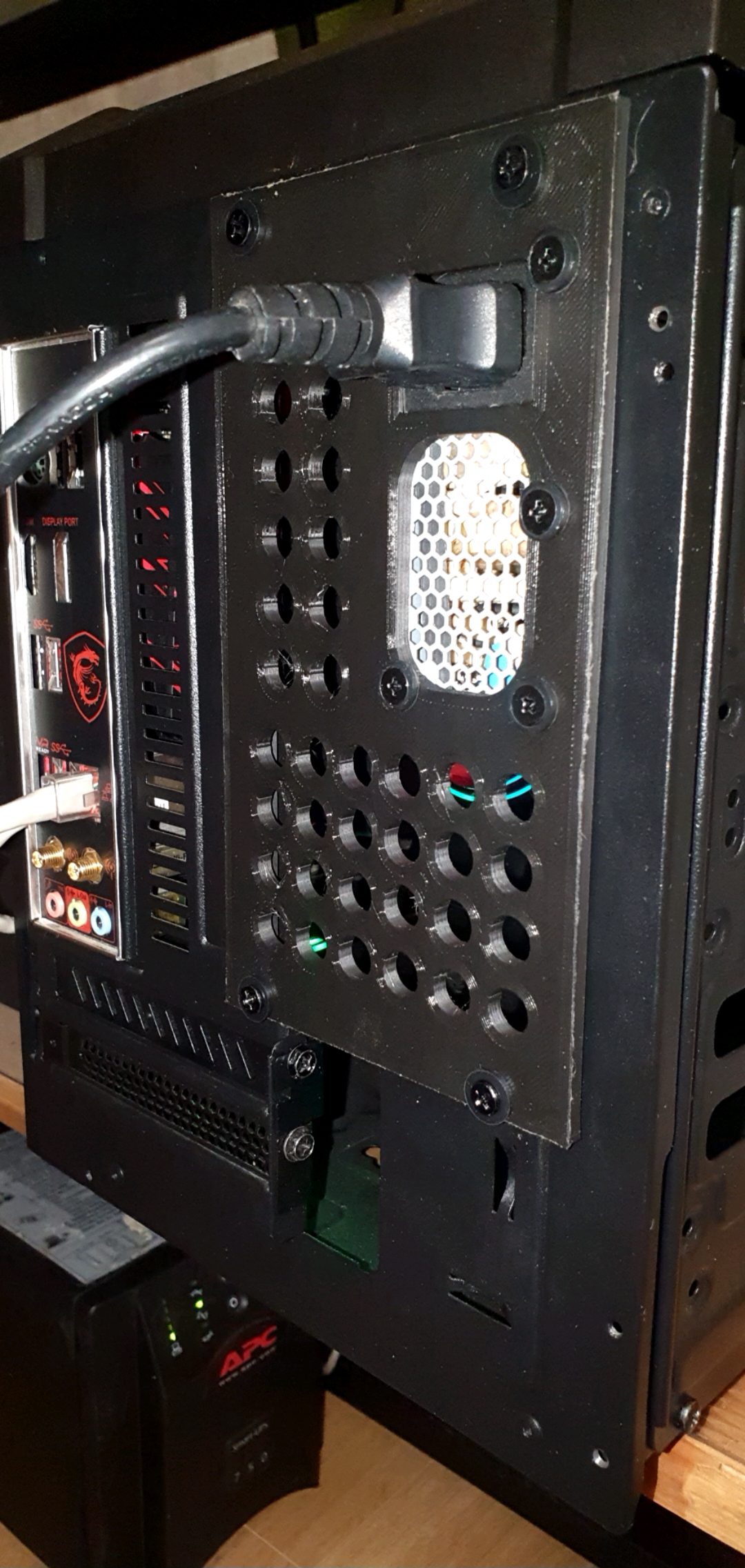 FlexATX PSU adapter for Cooler Master MasterCase H100