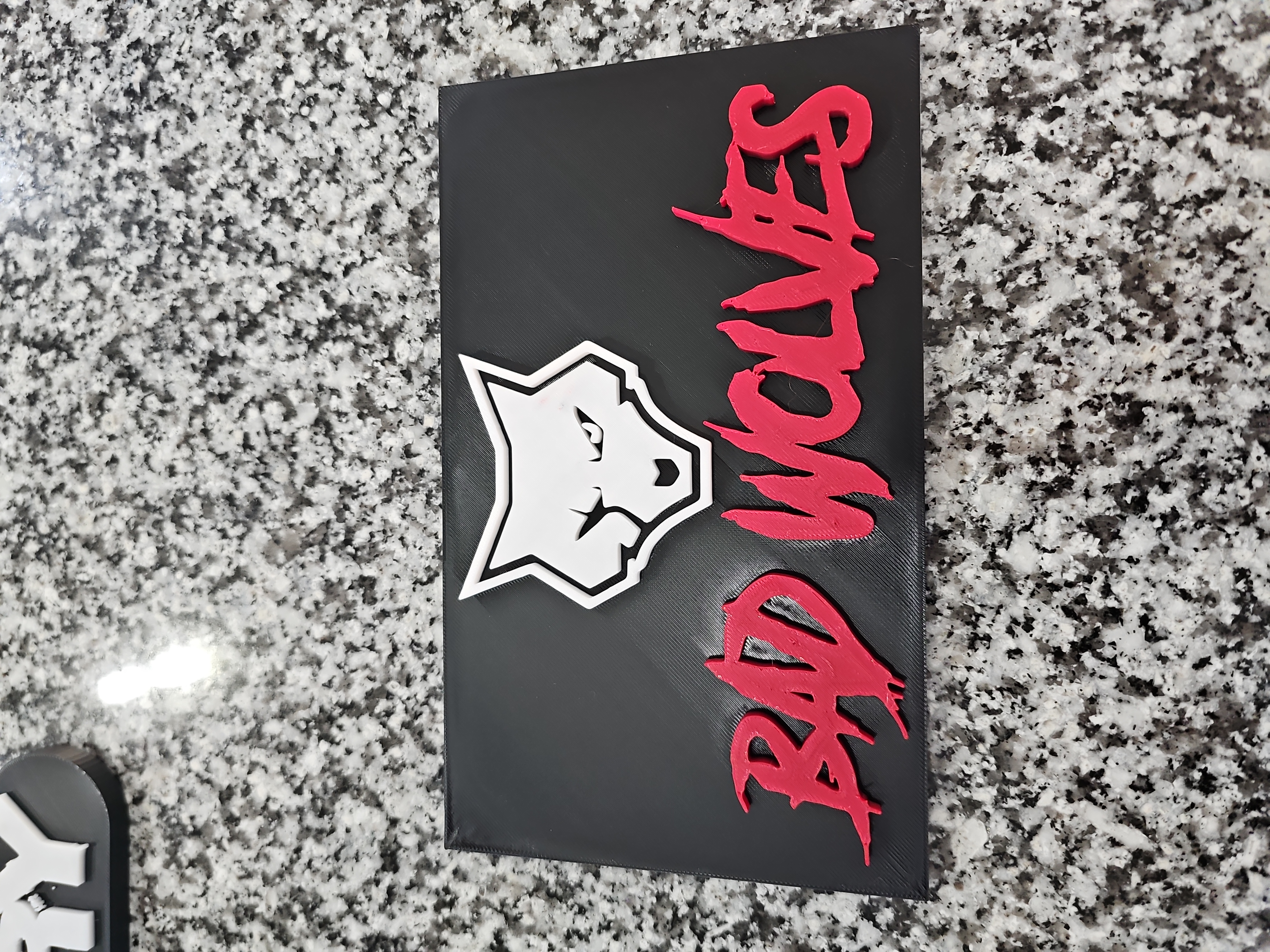 Bad Wolves 3D Rock Band Logo Wall Sign Plaque