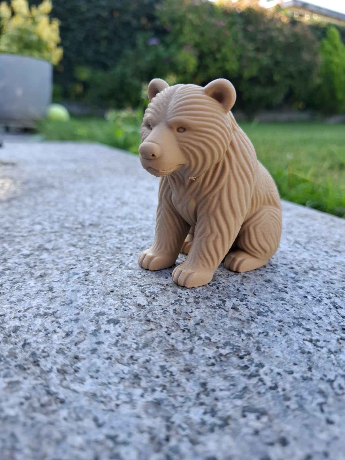Cute Sitting Bear – Cozy Forest Pal