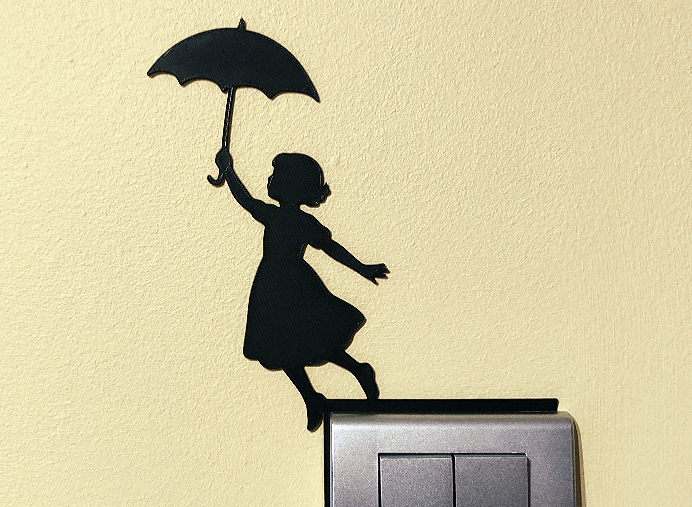 Flying Girl with Umbrella – Charming Decoration 1
