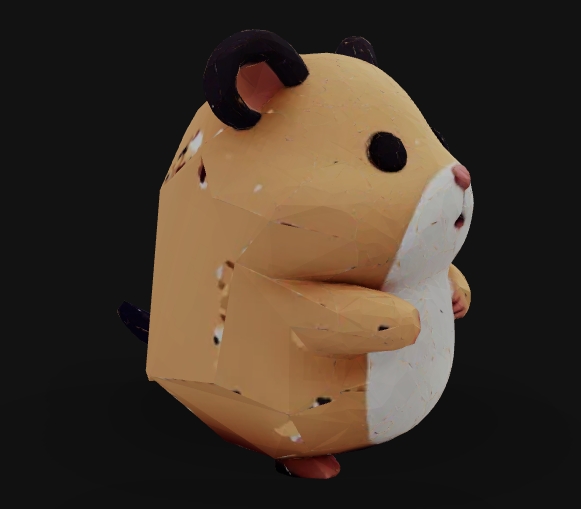 Cute Hamster Model