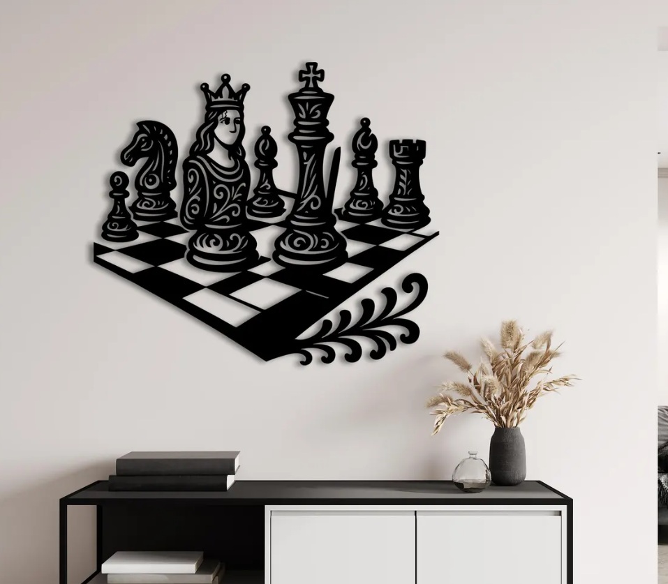 Chess Board Wall Art
