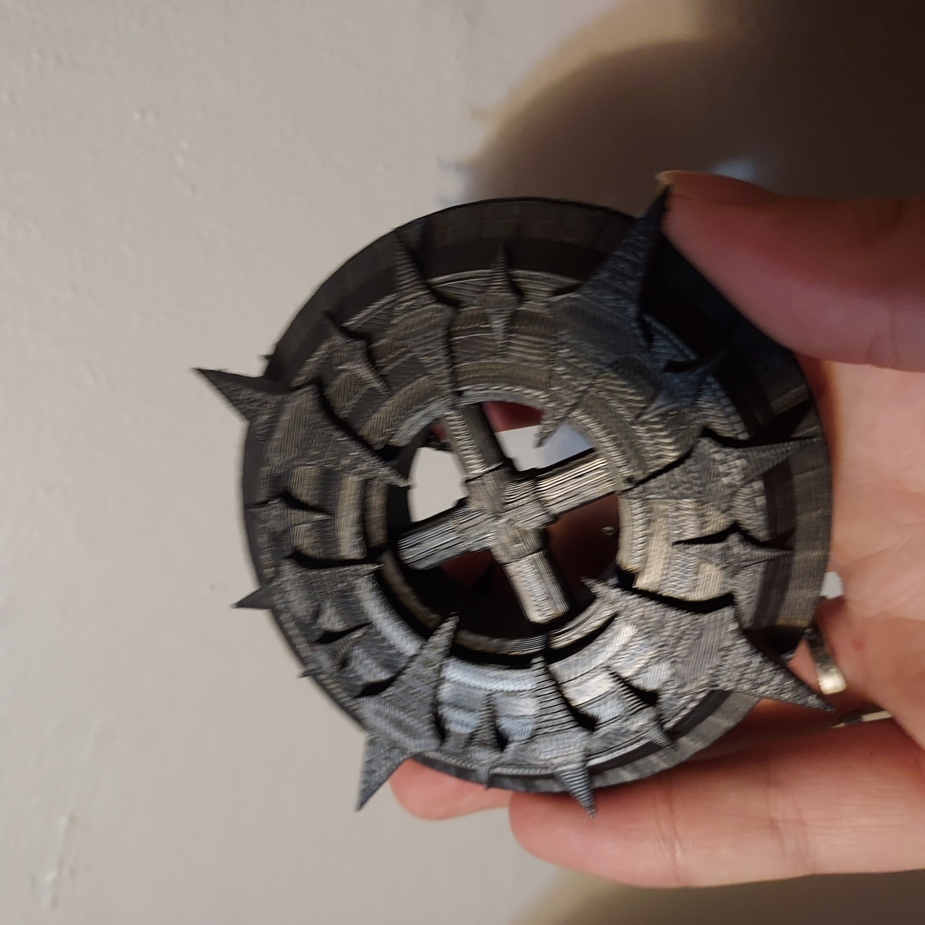 Ball Bearing W/Handle+Caps (Chakram Cosplay Weapon)
