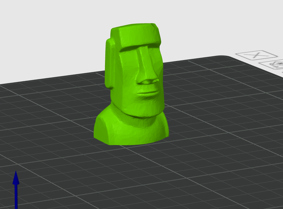 Miniatura 2 do modelo 3D Moai statue
