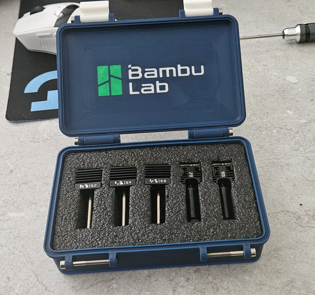 HanaLabo 3点セット Bambulab H2 Nozzle Box by Serkan ASAR | Download free STL model