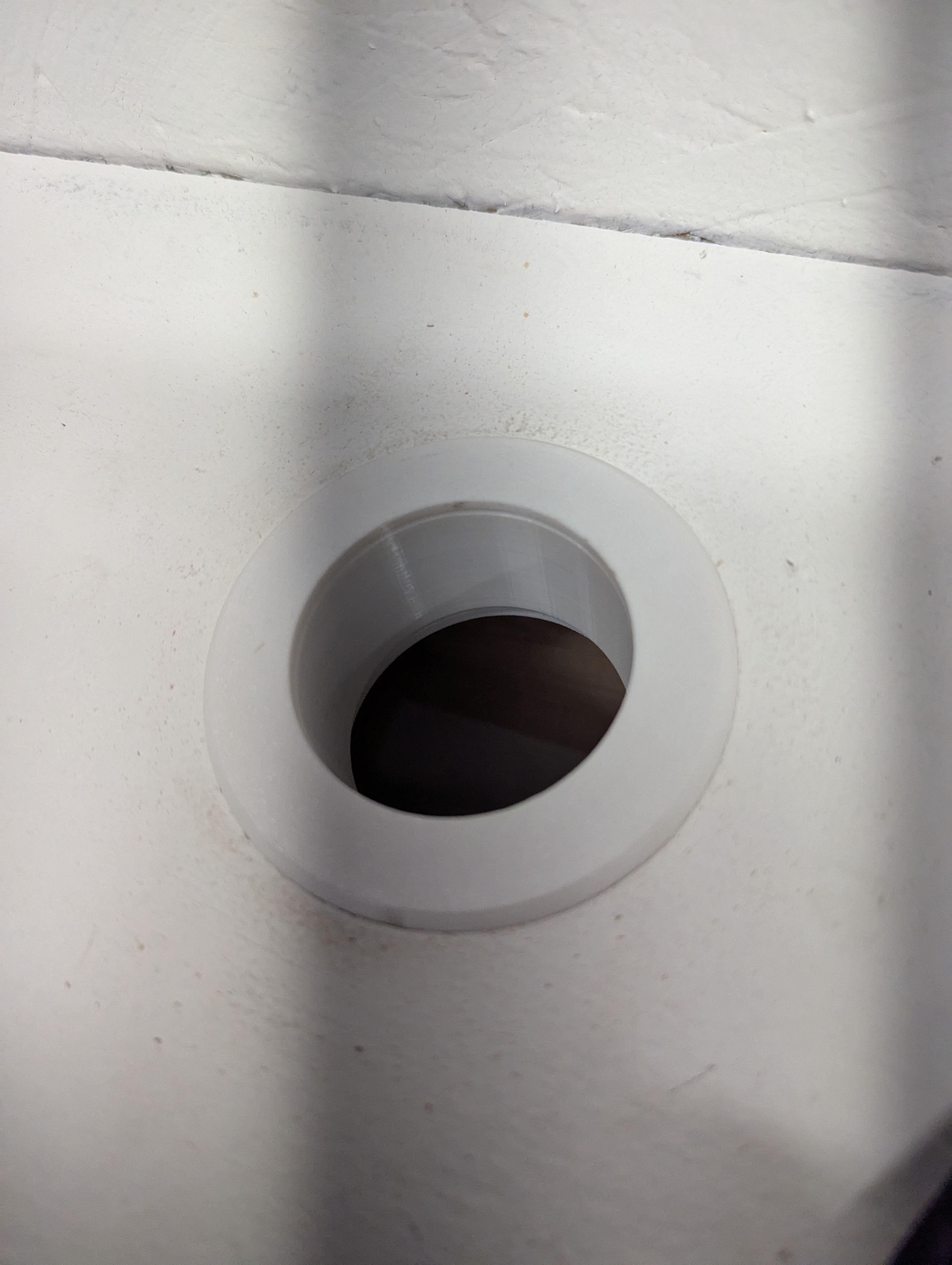 Desk Grommet Insert for Cords Threaded