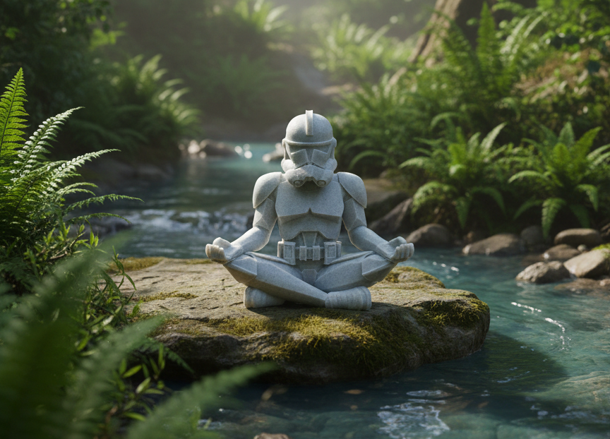 CT-Echo of War – The Meditating Clone Trooper