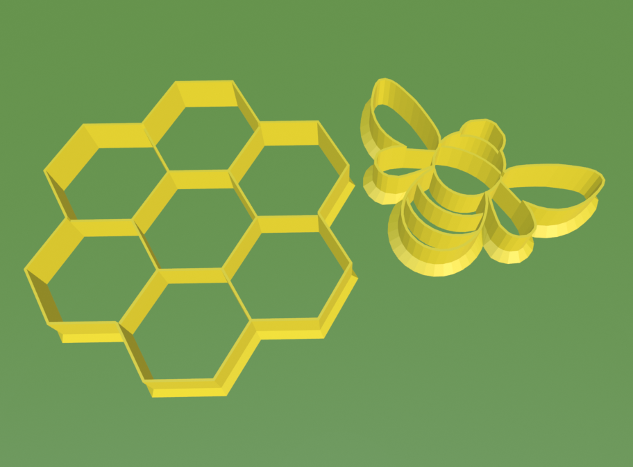 Bee and Hive Cookie Cutters