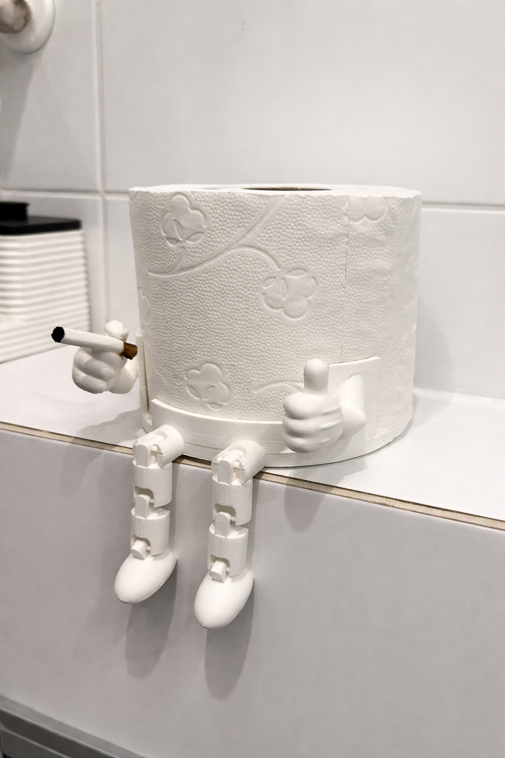Toilet Paper Buddy – Cigarette Break Edition