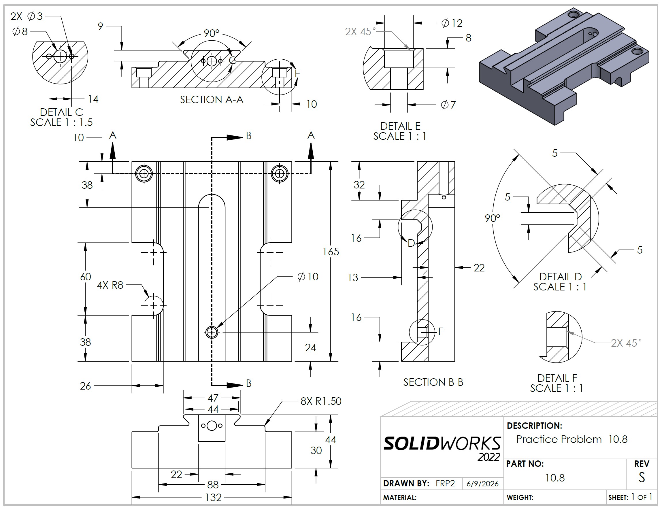 Solidworks Educational Practice Model Database — miniatura 3