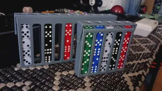 Dice Storage Box with Hinged Lid