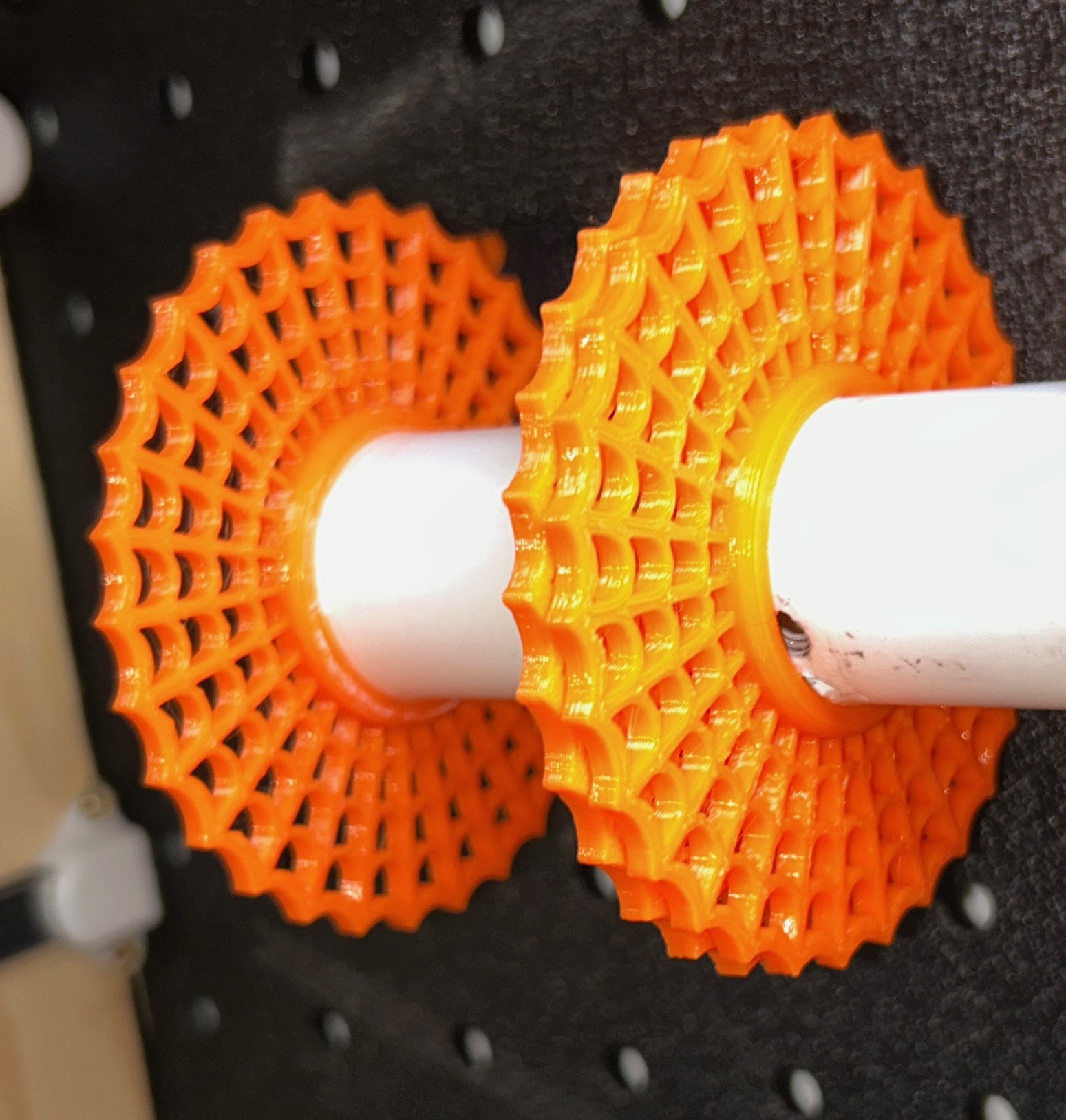 Electrical Wire spool - Spider Web for Pegboard or Standalone