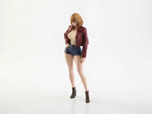 Goth Lady Figurine Movies & TV 3D Printable
