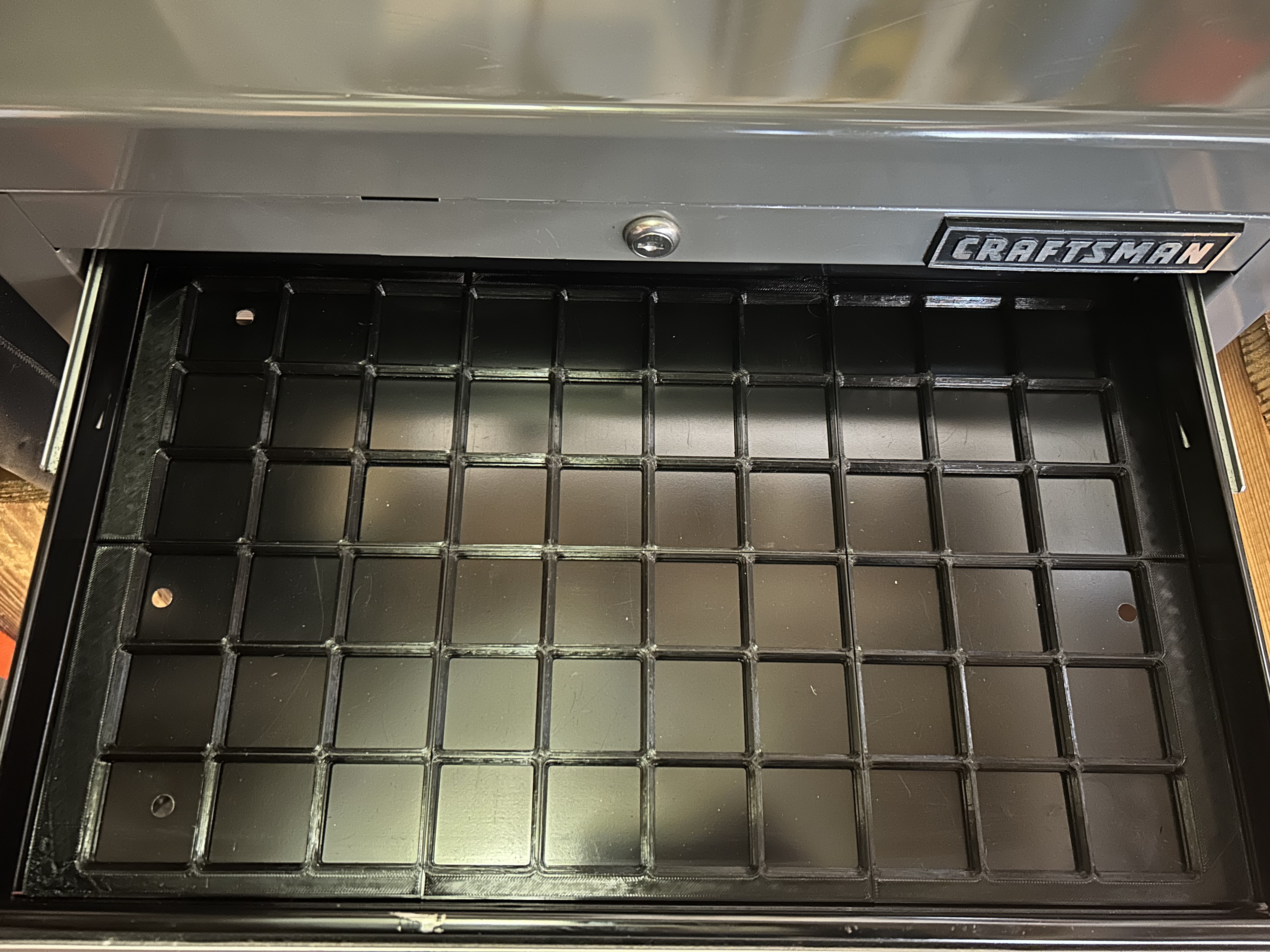 Gridfinity Baseplate for Craftsman Tool Chest Drawers (18 1/16" W x 10 11/16" L)