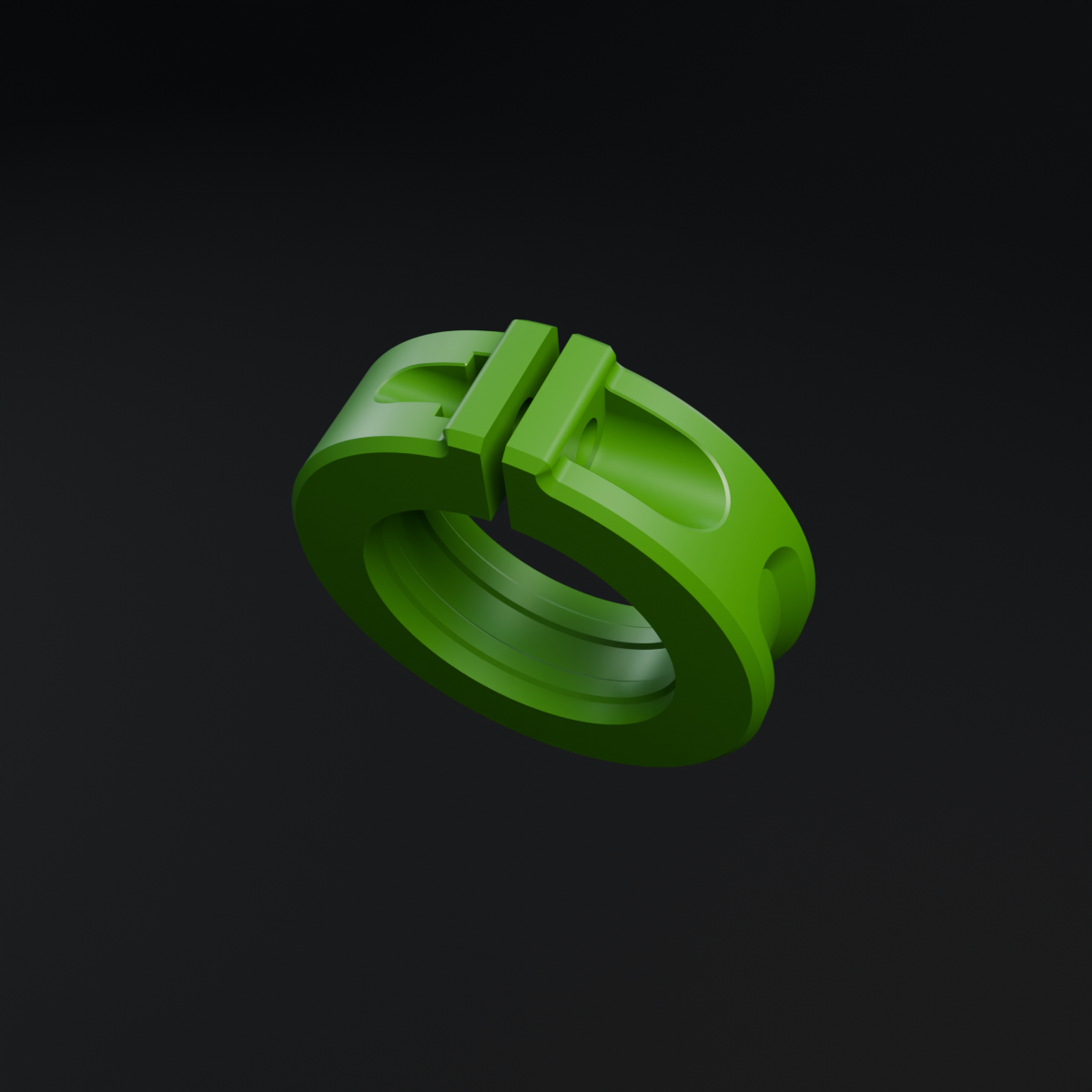 Miniatura 2 do modelo 3D Ring clamp (32 mm)