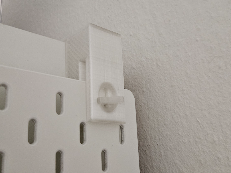 Ikea Skadis to Billy adapter