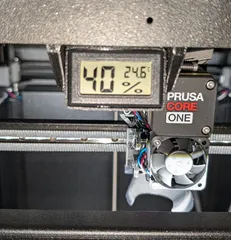 Adjustable Thermometer Hygrometer with Magnets for Core One