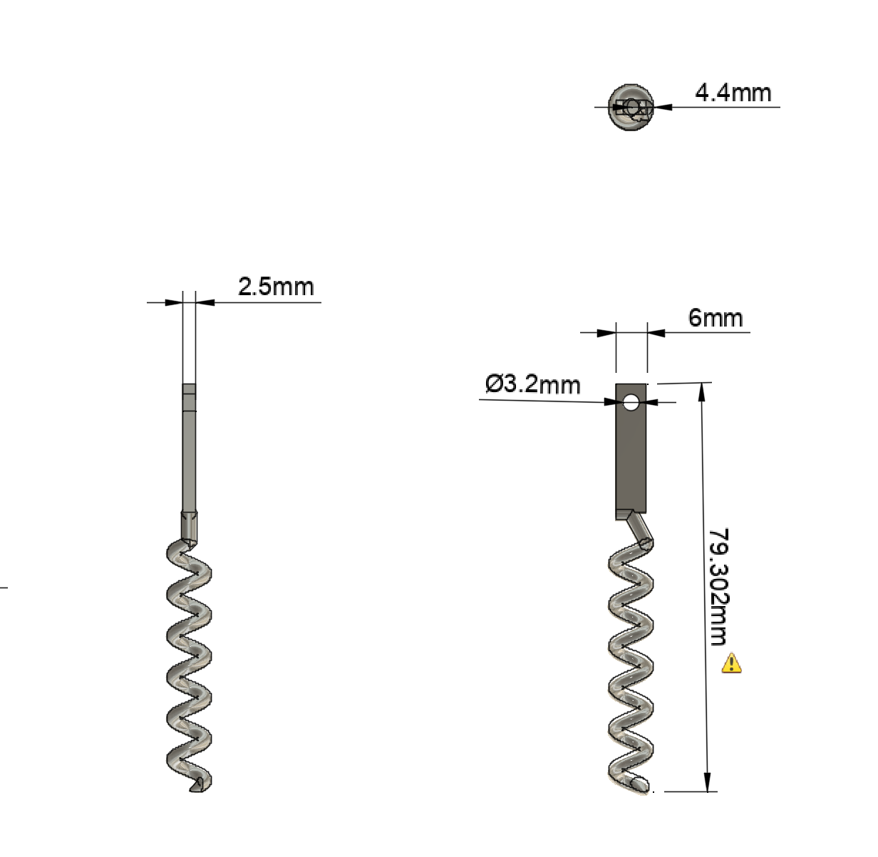 Miniatura 3 do modelo 3D An "improved" better corkscrew