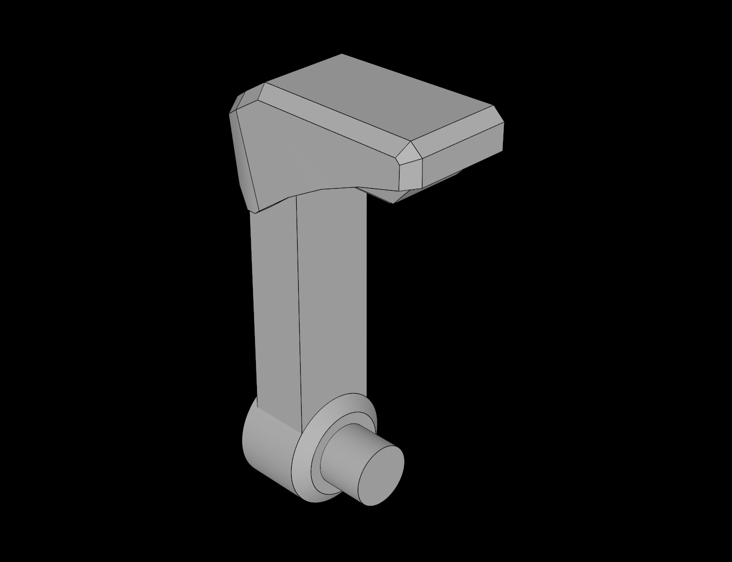 Lego Compatible (7218.dat) Minifig Helmet Rangefinder Short Square Shaft for SW Mandalorian Helmet