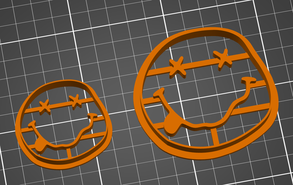 Nirvana smile cookie cutter