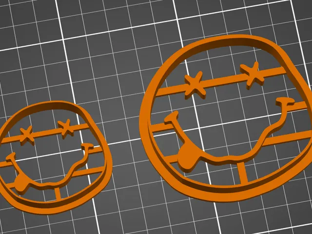 Nirvana smile cookie cutter